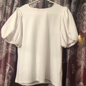 White blouse great for business casual occasions!